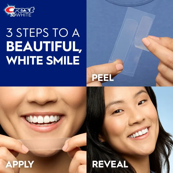 Crest 3D Whitestrips Sensitive Bright -li
