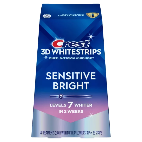 Crest 3D Whitestrips Sensitive Bright -nb