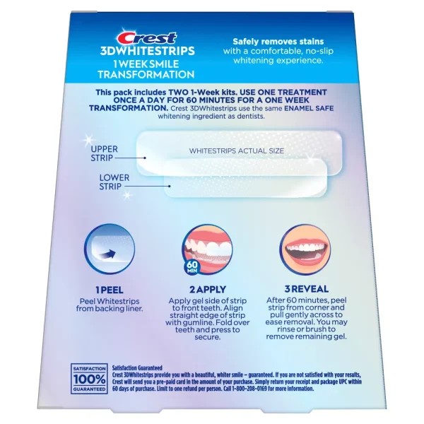 Crest 3D Whitestrips 1 Week Smile Transformation – pu